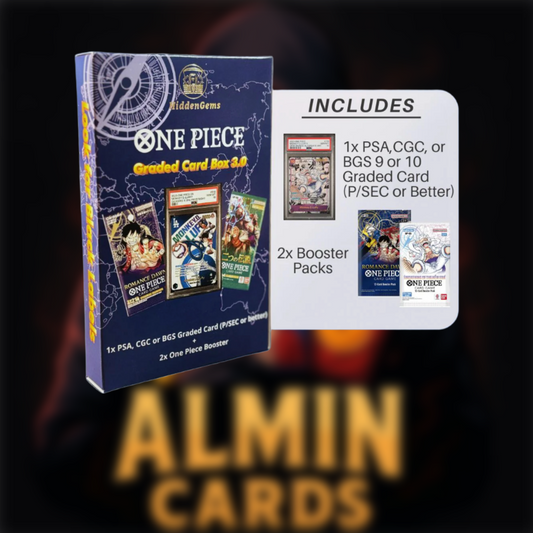 Hidden Gems® One Piece Graded Card Box 3.0 (Graded Card + 2x OP Booster)