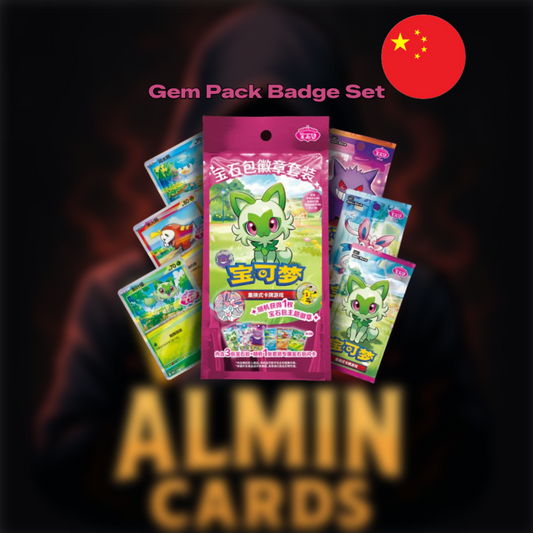 Pokémon Gem Pack Badge Set S-Chinese