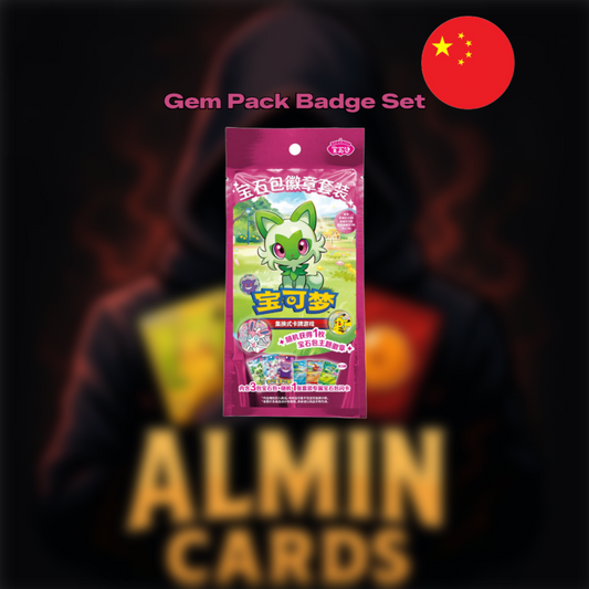 Pokémon Gem Pack Badge Set S-Chinese